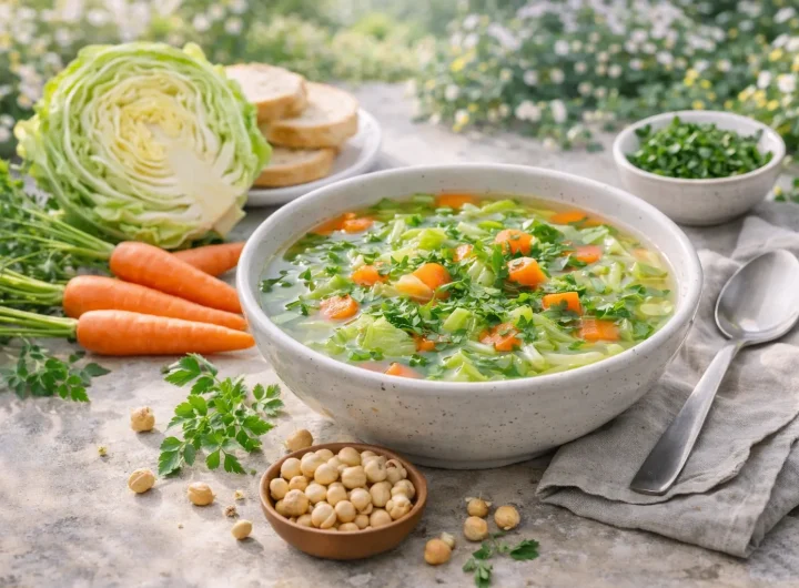 Lagana Juha od Mladog Kupusa i Mrkve – Proljetna Svježina u Jednostavnom Obliku