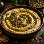 Humus s Bučinim Uljem i Sjemenkama – Tamnija Gurmanska Varijanta Bogate Teksture