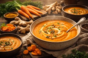 Krem Juha od Mrkve i Đumbira – Blago Začinjena Juha Toplog Karaktera