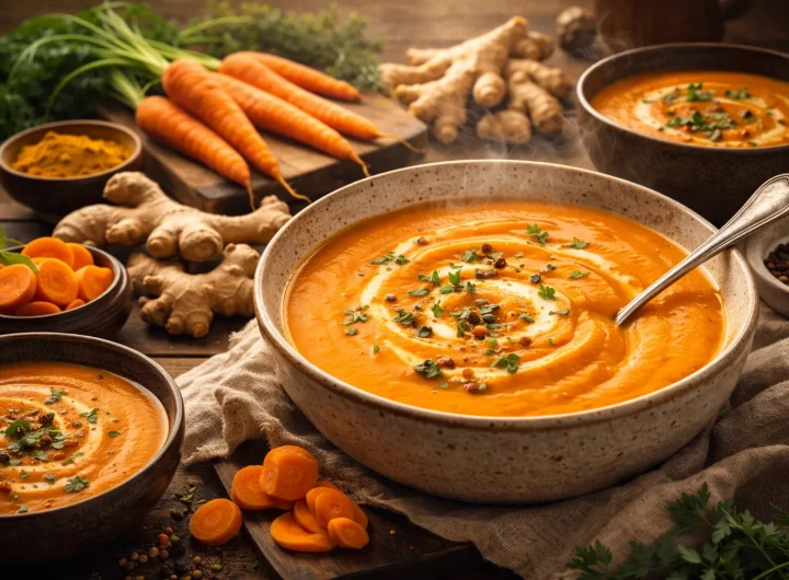 Krem Juha od Mrkve i Đumbira – Blago Začinjena Juha Toplog Karaktera