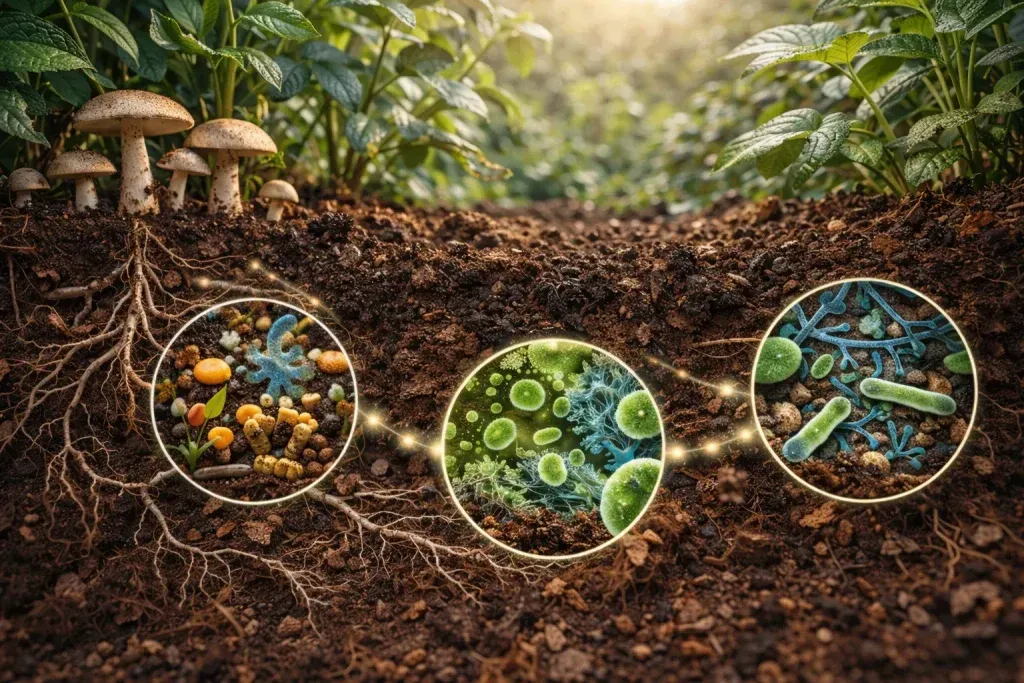 Gljive, Bakterije i Humus: Nevidljivi Svijet Koji Odlučuje o Zdravlju Biljaka