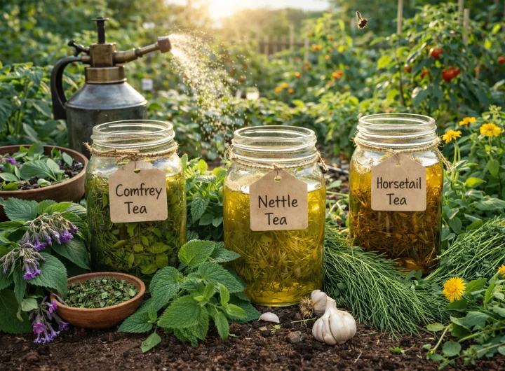Biljni Čajevi za Vrt: Prirodna Zaštita i Prehrana Biljaka