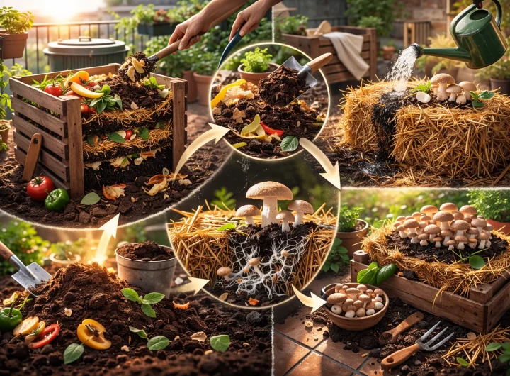 Kompost, Slama i Gljive – Kako Spojiti Uzgoj