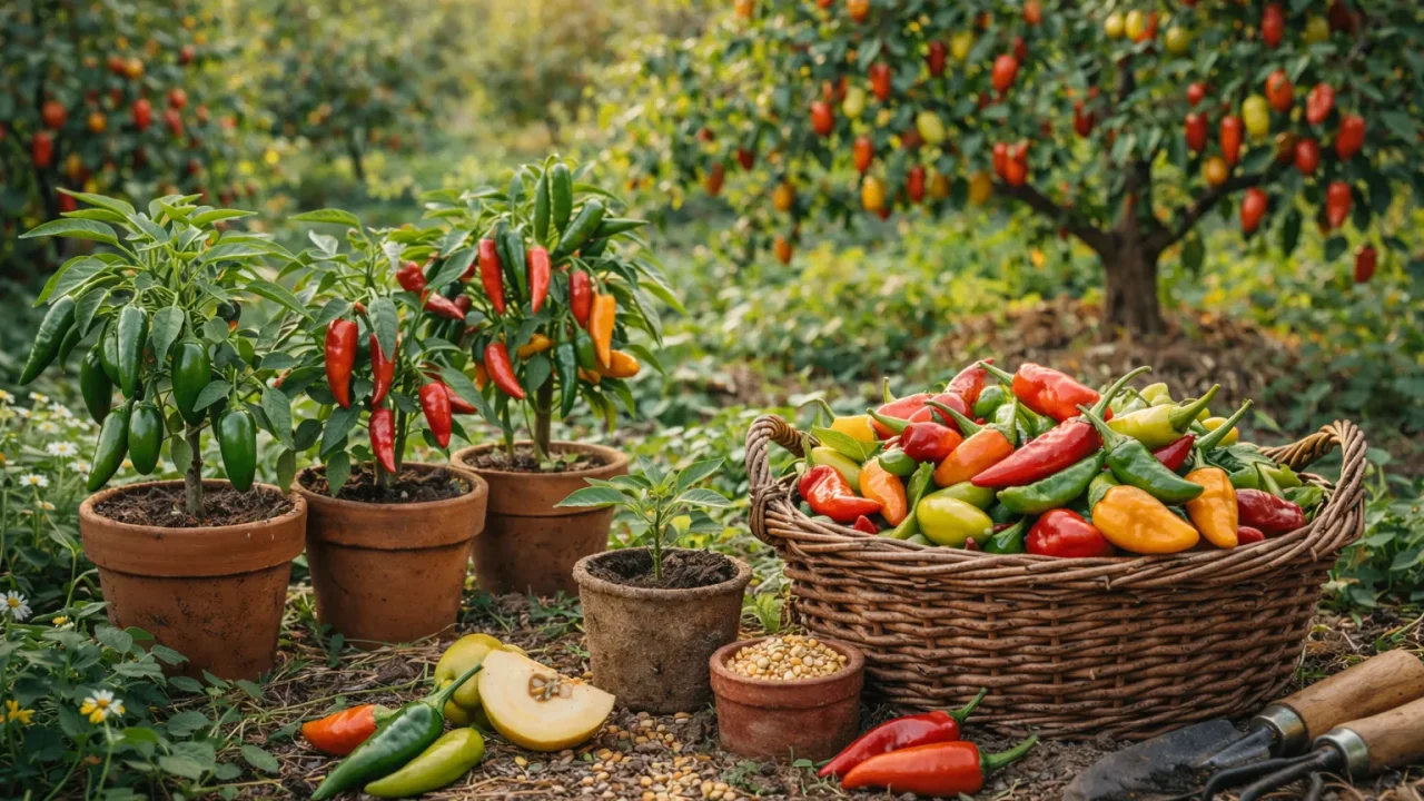 Organski Uzgoj Ljutih Papričica u Vrtu i Posudama