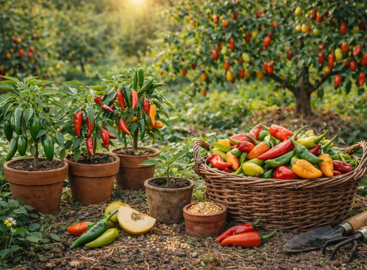Organski Uzgoj Ljutih Papričica u Vrtu i Posudama