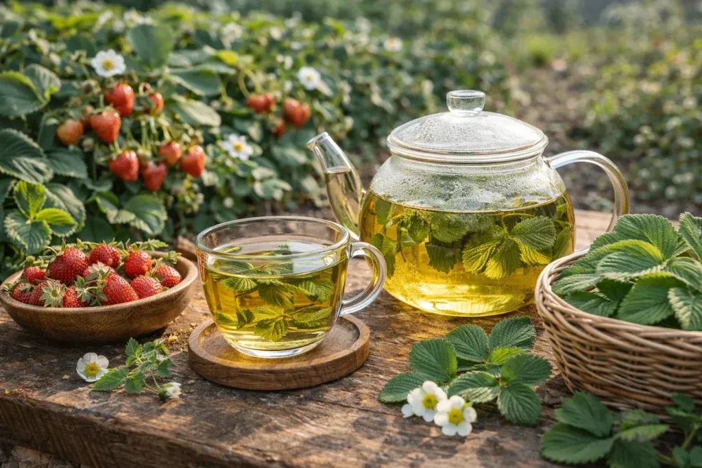 Čaj od Lista Jagode: Lagani Biljni Čaj za Svakodnevno Pijenje
