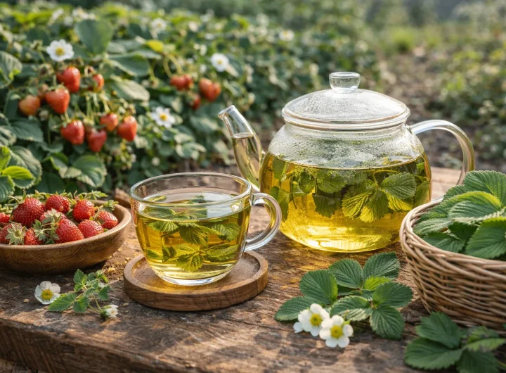 Čaj od Lista Jagode: Lagani Biljni Čaj za Svakodnevno Pijenje