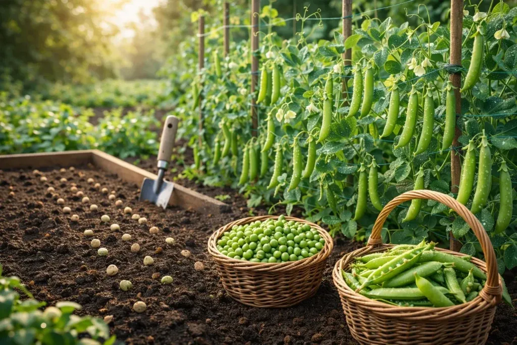 Grašak i Grašak Šećerac – Od Sjetve do Berbe