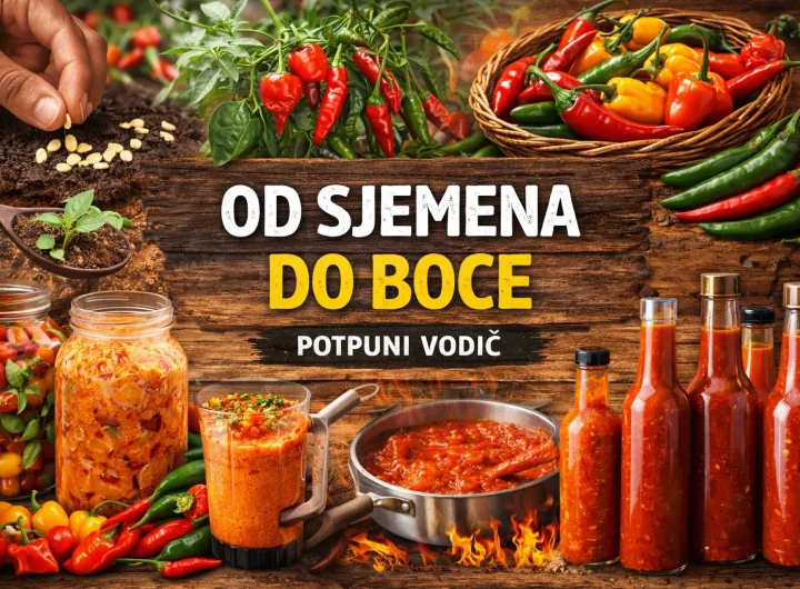Od Sjemena do Boce – Potpuni Vodič za Uzgoj Ljutih Papričica i Izradu Domaćeg Chilli Umaka