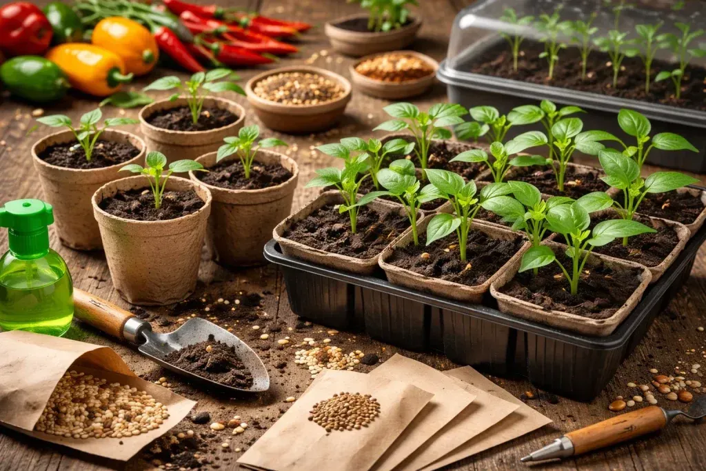 Ljute Papričice: Klijanje i Rasad – Kako Dobiti Jake i Zdrave Biljke
