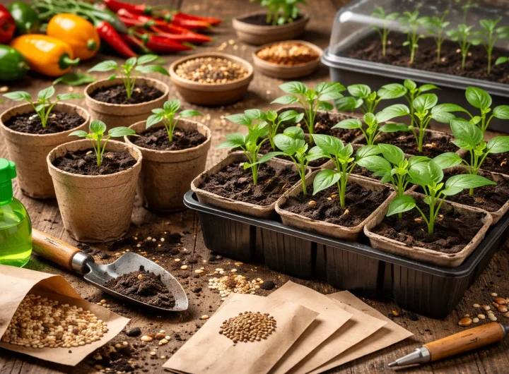 Ljute Papričice: Klijanje i Rasad – Kako Dobiti Jake i Zdrave Biljke