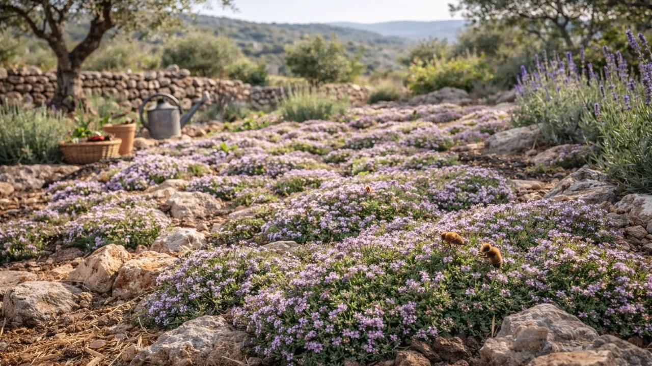 Permakulturni Uzgoj Timijana – Niski Medonosni Pokrov Kamenitih Tla