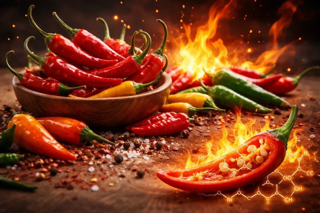 Capsaicin u Ljutim Papričicama – Kako Djeluje na Tijelo