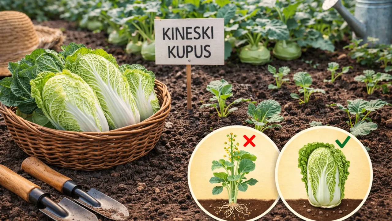 Sadnja Kineskog Kupusa – Brzi Rast i Kako Izbjeći Procvat