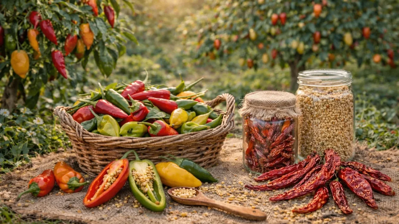 Kako Sačuvati Sjeme Ljutih Papričica za Sljedeću Sezonu