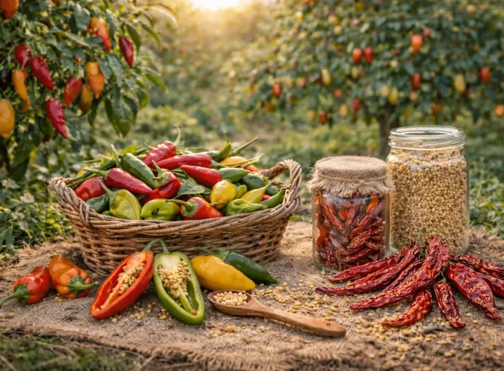 Kako Sačuvati Sjeme Ljutih Papričica za Sljedeću Sezonu