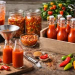 Ljute Papričice: Od Papričice do Boce – Izrada, Punjenje i Čuvanje Ljutih Umaka