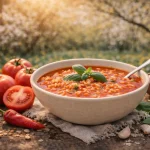 Klasična Juha od Rajčice s Rižom – Jednostavna Domaća Klasika Blagog Okusa za Svaki Dan