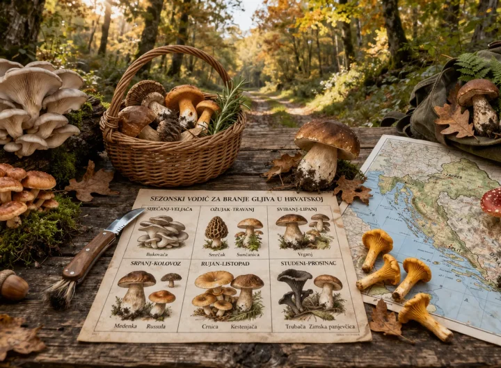 Sezonski Vodič Za Branje Gljiva u Hrvatskoj