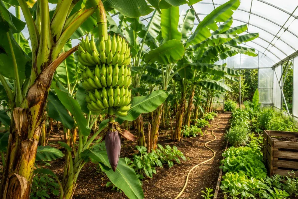 Organski Uzgoj Banana – Uzgoj u Stakleniku na Organski Način