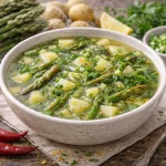 Proljetna Juha od Šparoga i Mladog Krumpira