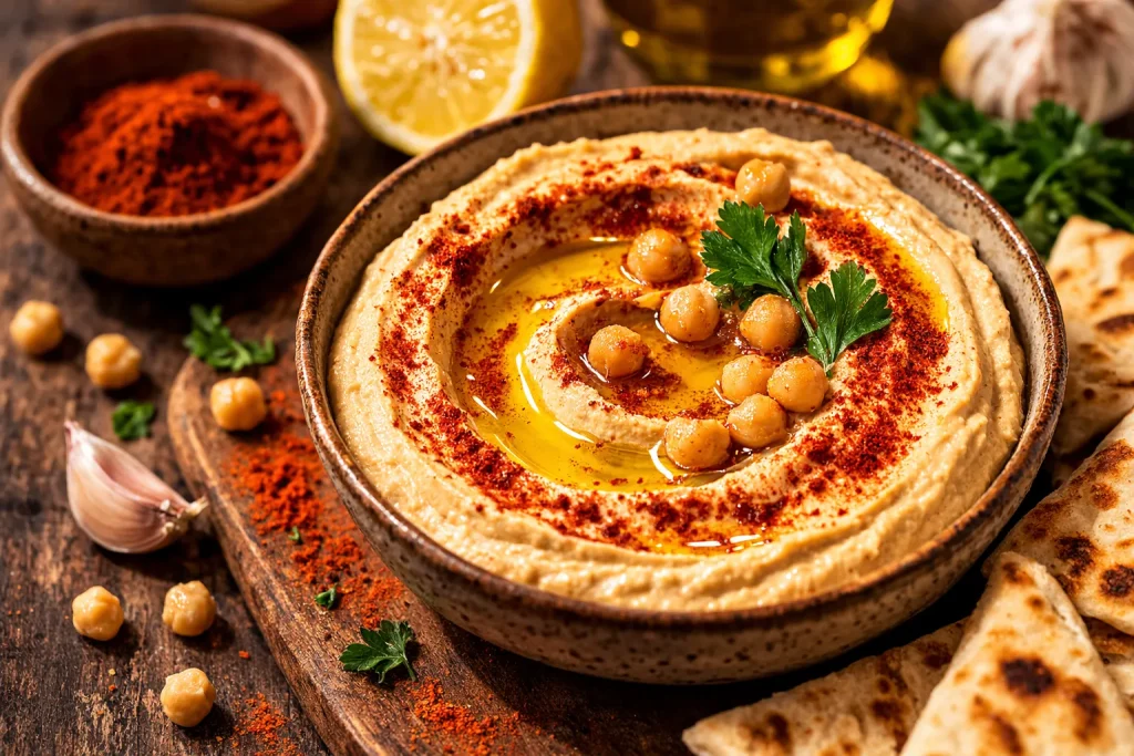Humus s Dimljenom Paprikom – Topla Aromatična Varijanta Punog Okusa