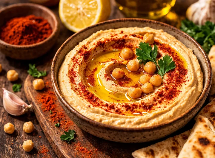 Humus s Dimljenom Paprikom – Topla Aromatična Varijanta Punog Okusa