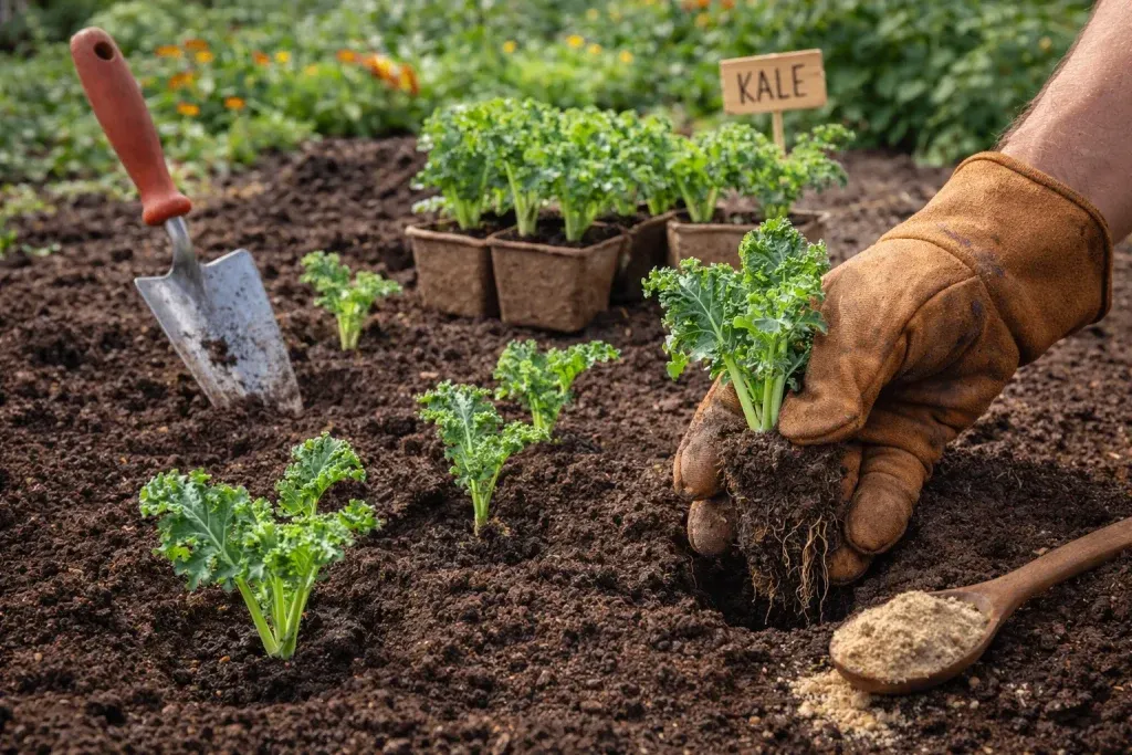 Sadnja Lisnatog Kelja – Superhrana iz Vrta Korak po Korak