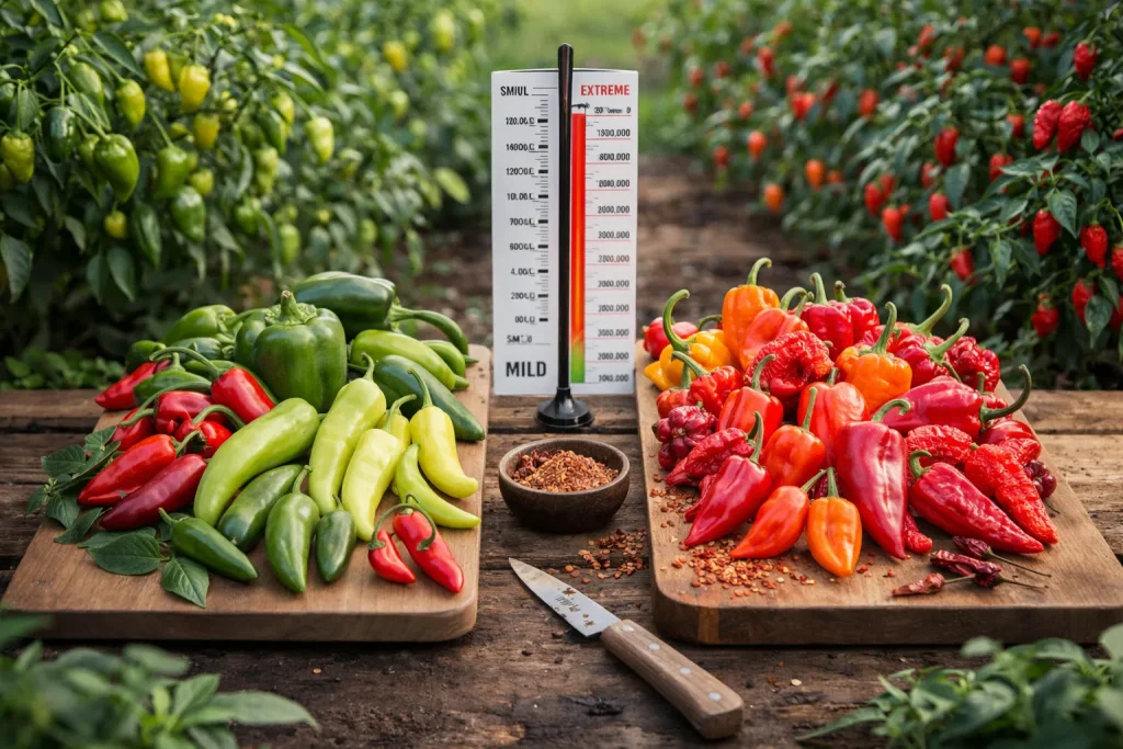 Razlike Između Blagih i Ekstremno Ljutih Papričica