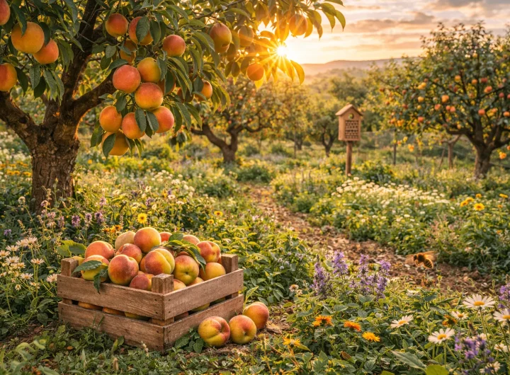 Organski Uzgoj Breskvi – Toplina, Sunce i Prirodna Njega za Slatke Plodove