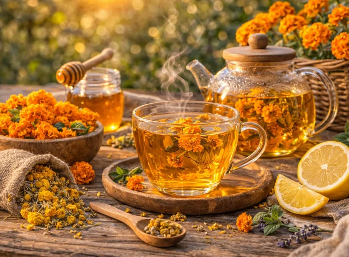 Čaj od Kadifice: Biljni Čaj za Probavu i Jetru