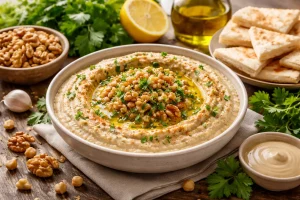 Humus s Orasima i Peršinom – Orašasta Kombinacija Svježeg Karaktera
