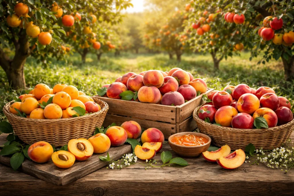 Marelice, Breskve i Nektarine – Ljetni Koštičavi Plodovi