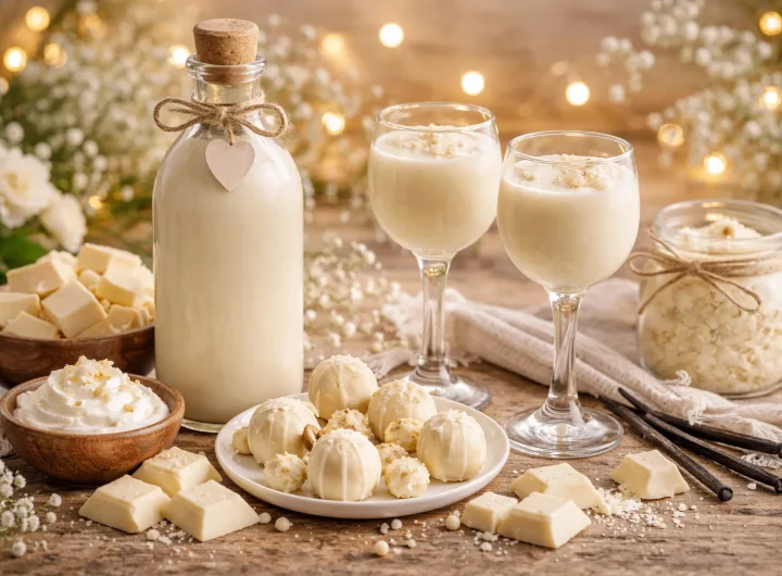 Liker od Bijele Čokolade – Luksuzni Domaći Napitak