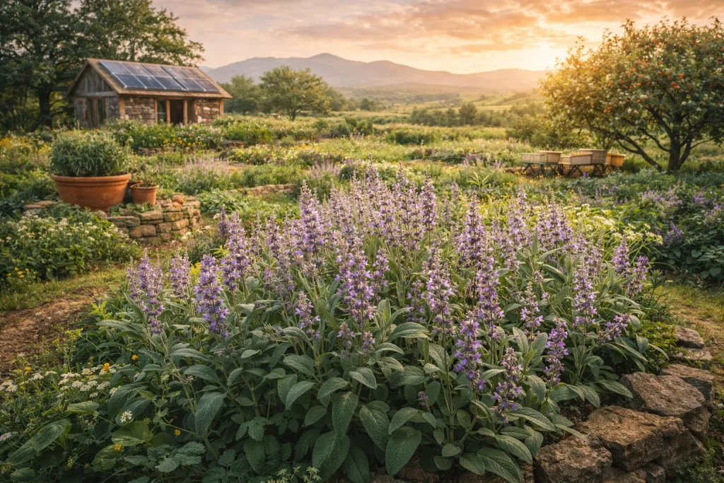 Permakulturni Uzgoj Kadulje – Ljekovita Biljka Toplih i Prozračnih Položaja