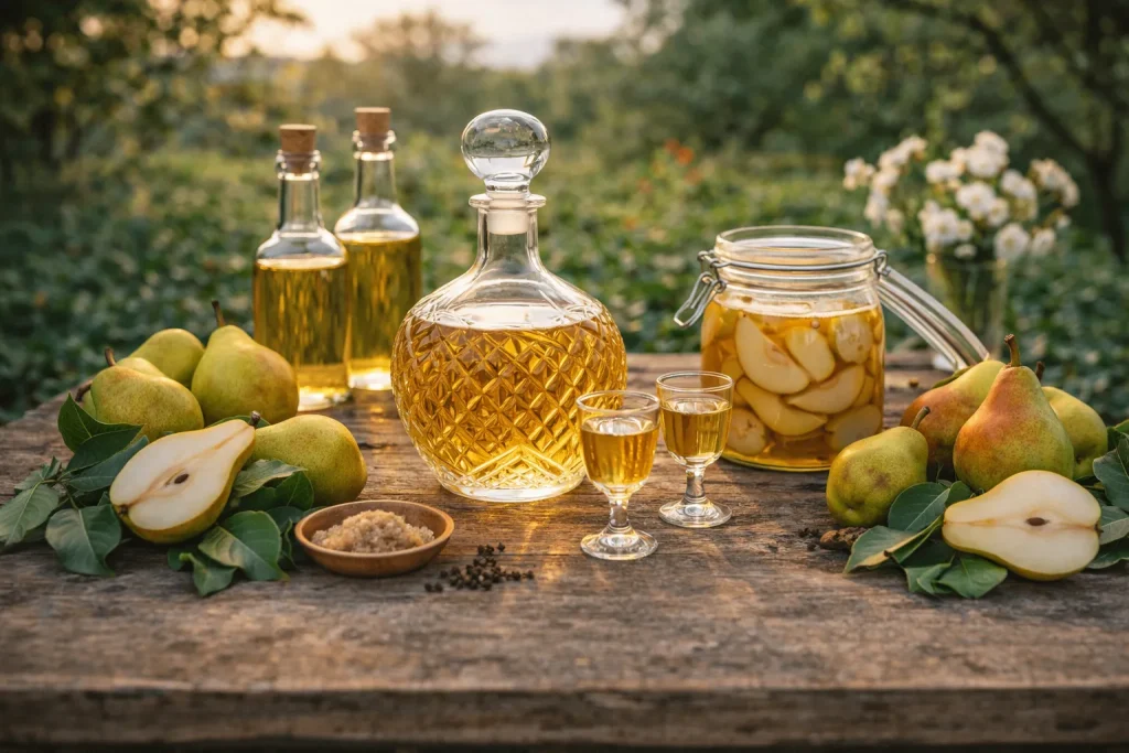 Liker od Kruške – Elegantni Domaći Liker za Goste