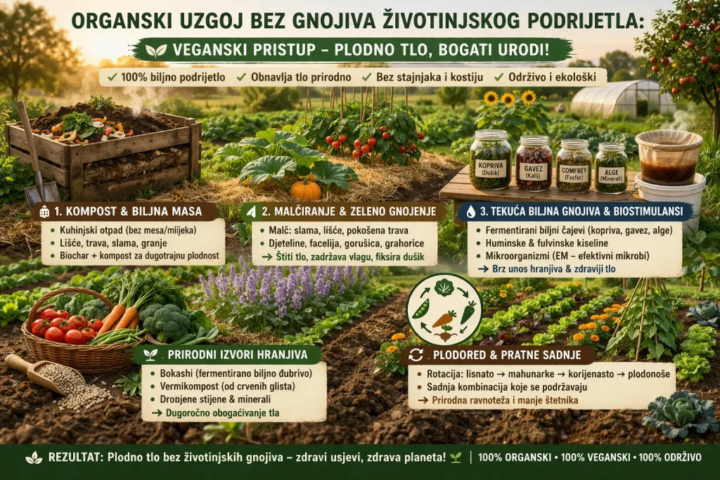 Organski Uzgoj bez Gnojiva Životinjskog Podrijetla: Veganski Pristup
