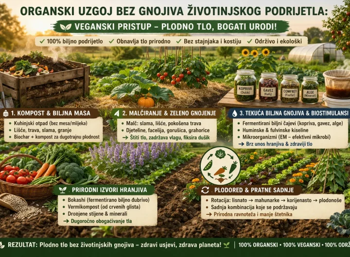 Organski Uzgoj bez Gnojiva Životinjskog Podrijetla: Veganski Pristup