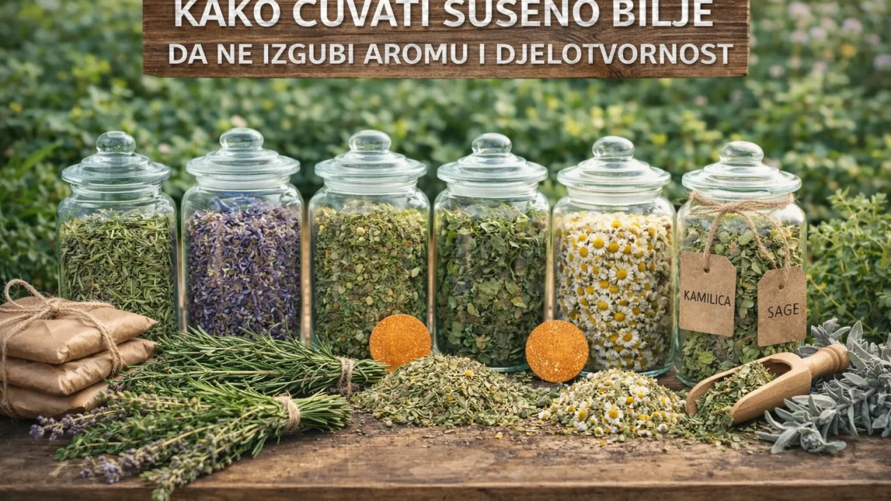 Kako Čuvati Sušeno Bilje da Ne Izgubi Aromu i Djelotvornost