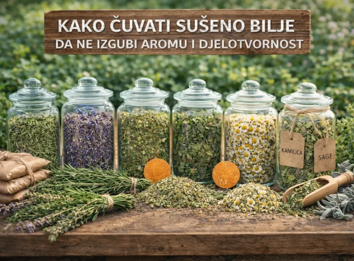Kako Čuvati Sušeno Bilje da Ne Izgubi Aromu i Djelotvornost