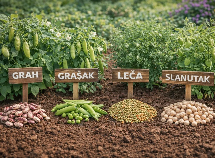 Razlike Među Najpoznatijim Mahunarkama – Grah, Grašak, Leća i Slanutak