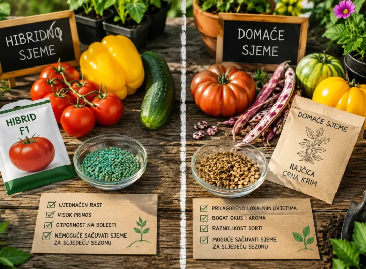 Razlika Između Hibridnog i Domaćeg Sjemena