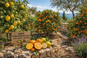 Agrumi u Mediteranskom Vrtu – Limun, Naranča i Mandarina