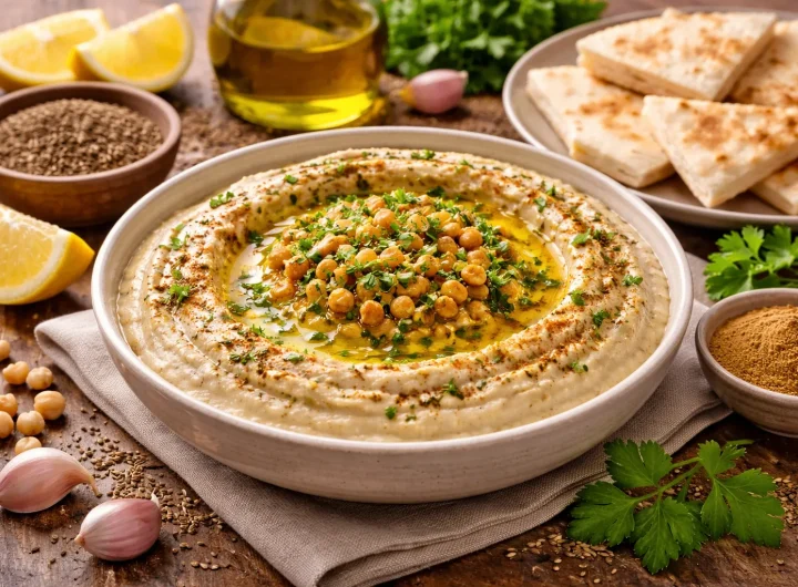Humus s Limunom i Kimom – Klasična Orijentalna Kombinacija Intenzivne Arome