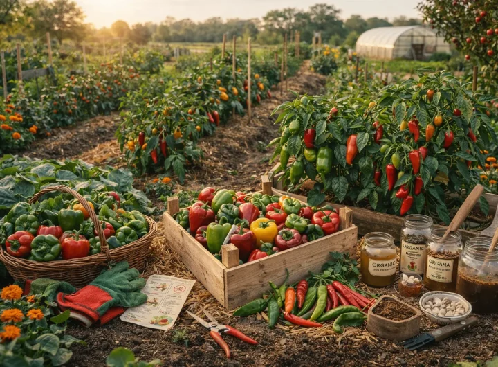 Organski Uzgoj Paprike i Čilija: Savjeti za Bogatu Berbu