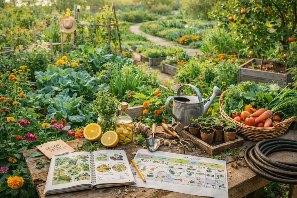 Permakulturni Vrt Kroz Godinu: Planiranje i Održavanje