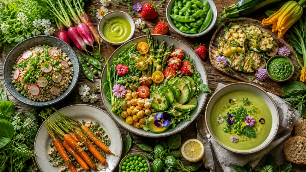 Sezonski Veganski Recepti: Iskoristi Svježe Proljetne i Ljetne Namirnice