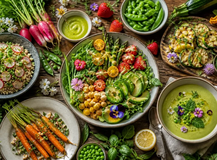 Sezonski Veganski Recepti: Iskoristi Svježe Proljetne i Ljetne Namirnice