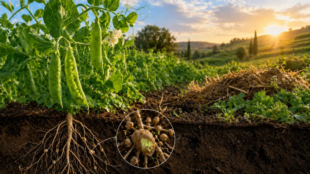 Grašak kao Biljka koja Hrani Tlo – Prirodno Vezivanje Dušika