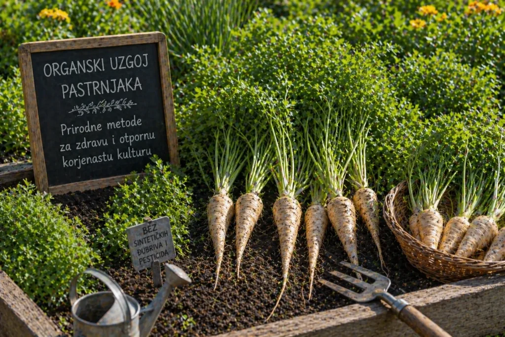 Organski Uzgoj Pastrnjaka – Prirodne Metode za Zdravu i Otpor­nu Korjenastu Kulturu